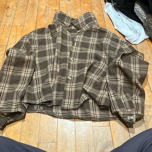 Cropped flannel